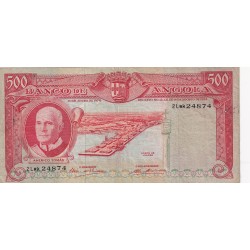 ANGOLA 500 ESCUDOS 1970